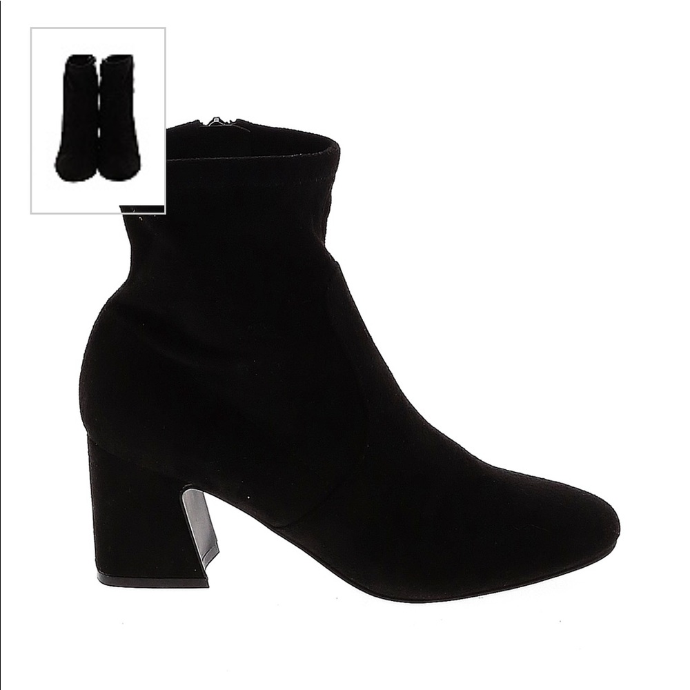 UNISA Black Suede Bootie